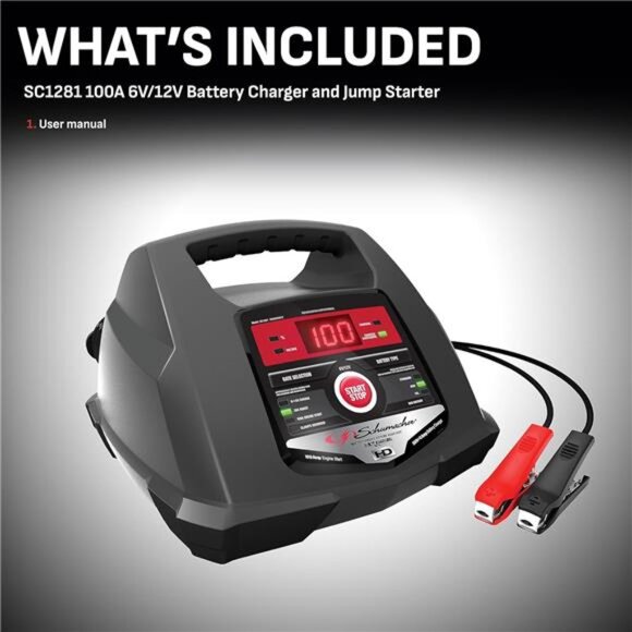 SC1281 6/12V Fully Automatic Battery Charger, Engine Starter, Boost Maintainer - Picture 5 of 7